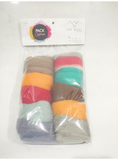 Set Vellón Natural Color x10